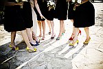 Kolorowe buty do ślubu